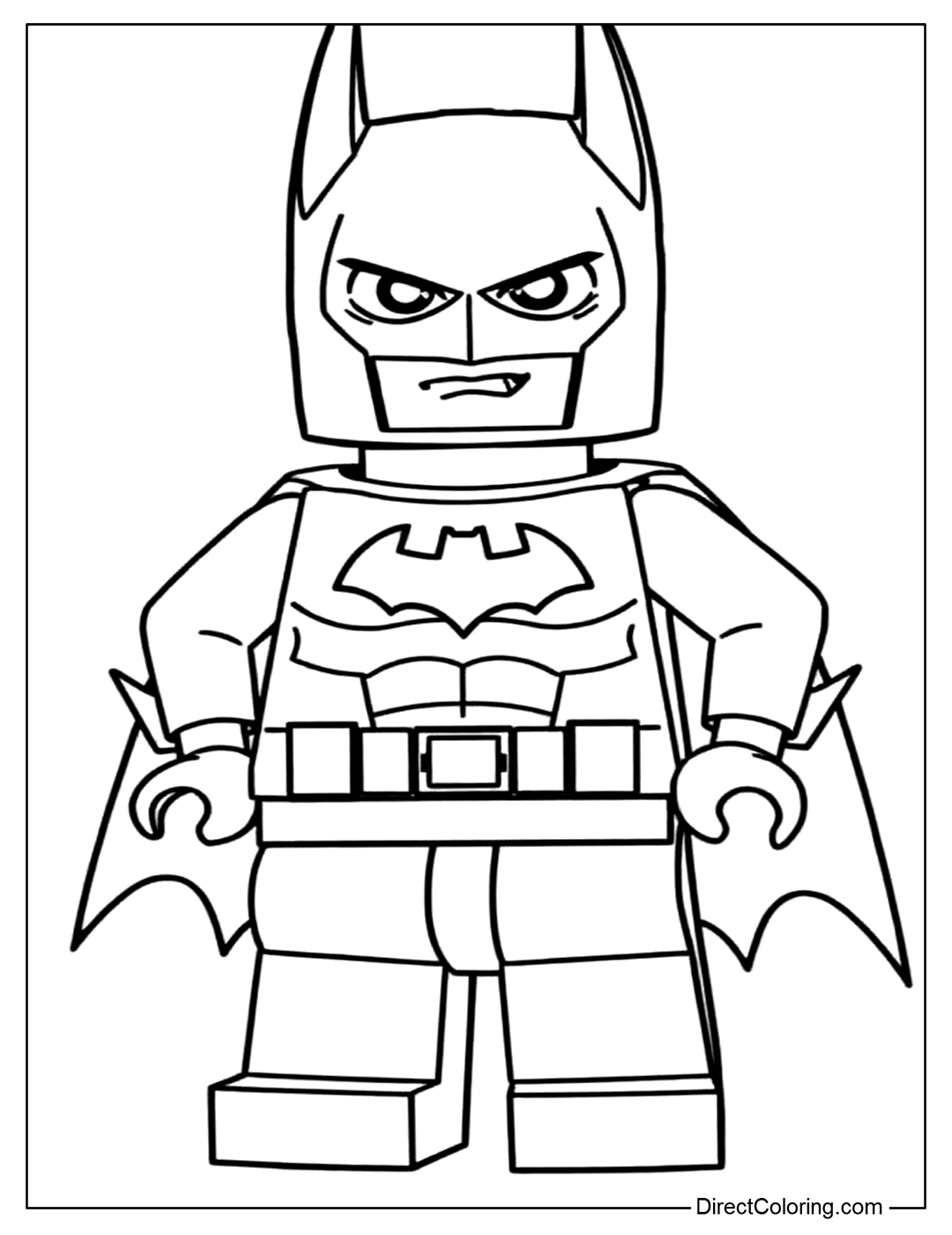 Lego Batman To Color For Kids